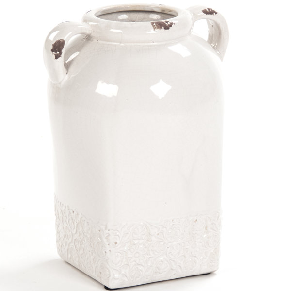 Zentique White Table Vase & Reviews Wayfair